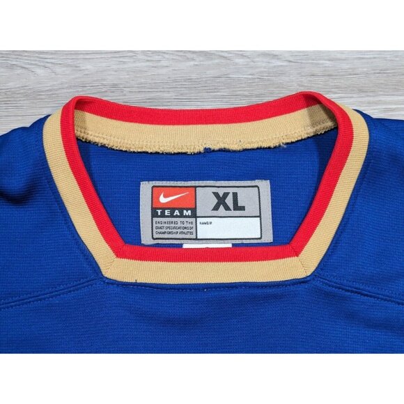 Nike XL World Junior Championship 2012 IIHF Alberta Canada Hockey Jersey Blue - Picture 2 of 10